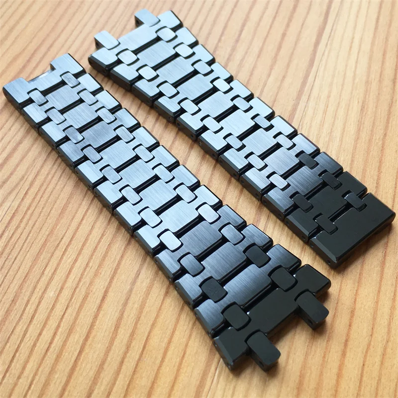 オートマチックウォッチ26579用セラミック時計バンド,ap,demo,Piguet ro,オーク,ロイヤル,41mm