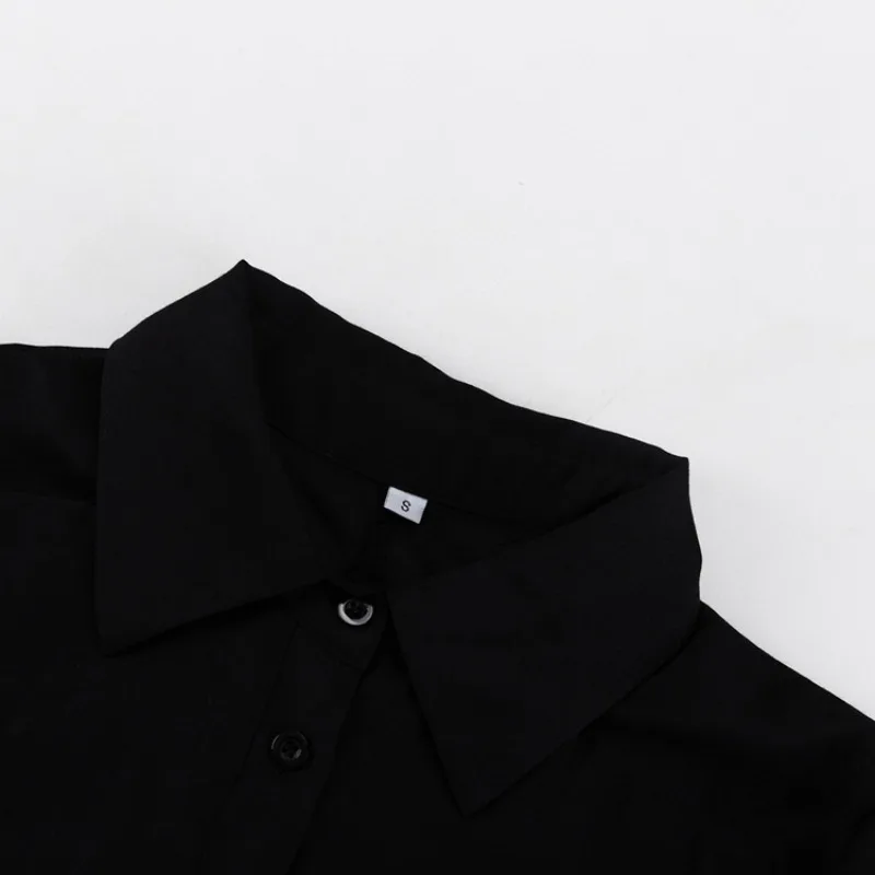 Mulheres elegantes espartilho tutu mini vestido outono vintage longo lanterna manga camisa vestido com cinto preto a linha vestido de festa vestido de baile