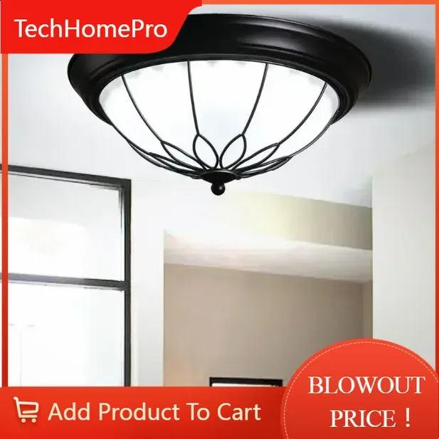 TechHPSimple American Led Bedroom Ceiling Lamp Porch Aisle Corridor Bathroom Room Balcony Cloakroom