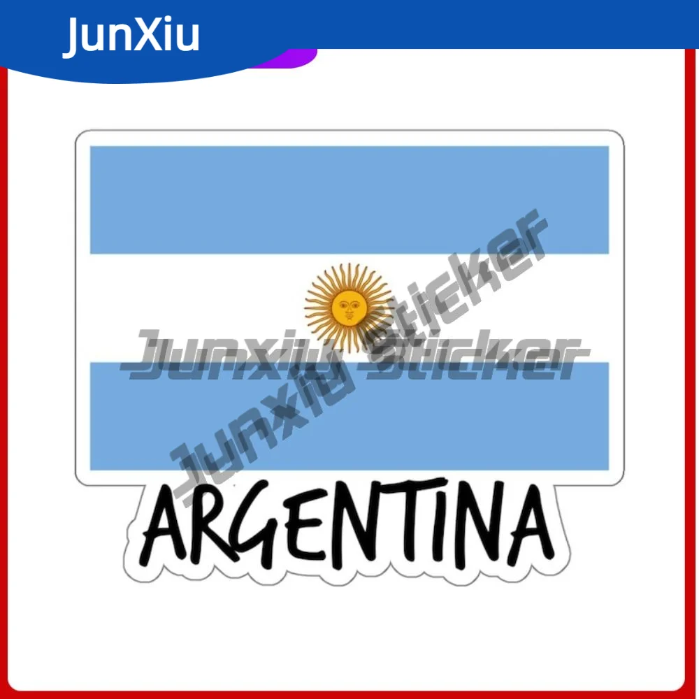 

Argentina Flag Travel Stickers Accessories Gifts For Camper Windows Windshield Luggage Kayak Suv Luggage Laptop Water Bottle Pvc