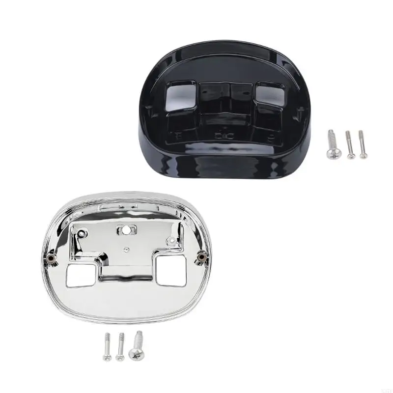 ABS Plastic Motorcycle Tail Light Backing Plate with Two Openings and Mounting Points for Rear Trim 68296-99A X37F