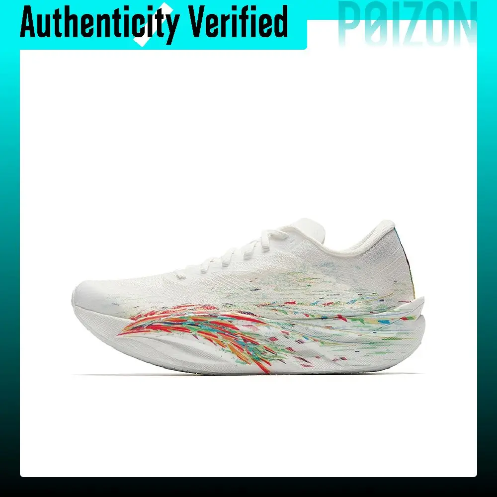 Anta C202 6.0 Low top Nitrogen Technology Marathon Racing Running Shoes Men's White Green 112535575R-3