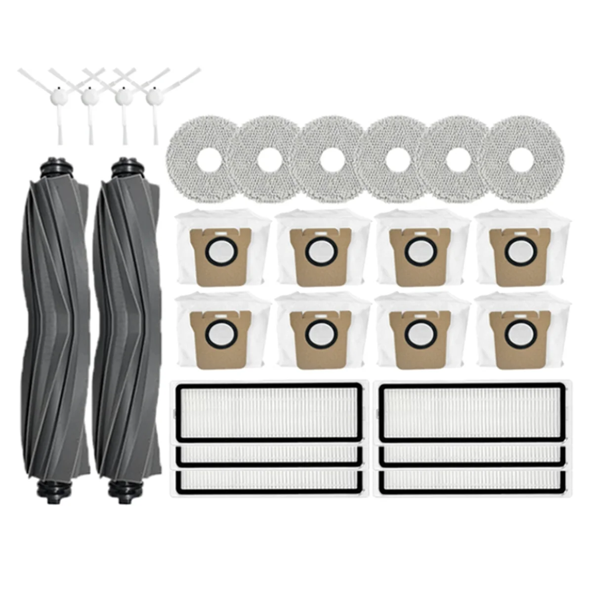 Dla L10S Ultra / L10S Pro części Omni 1S B101CN Robot X10 + próżniowy filtr z boczną szczotką ścierka do mopa