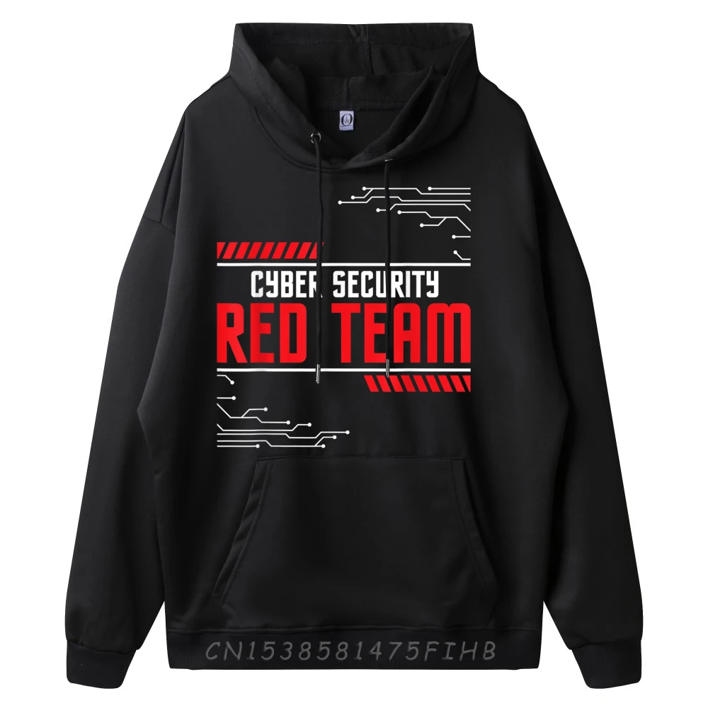 Male Long Sleeve Cyber Security Red Team Computer Sweatshrt Graphic Hoodies Newest Funny O-Neck Hoodies