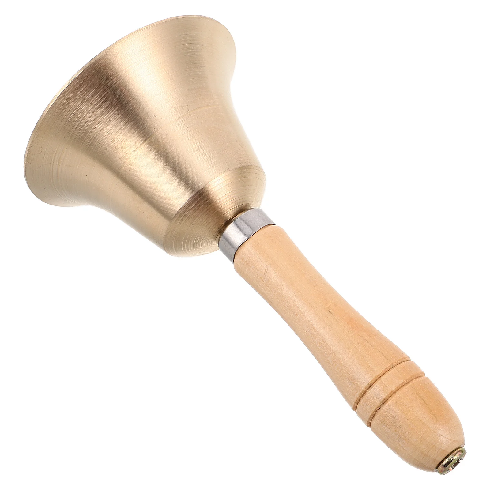 

Bell Polished Brass Hand Bell For Christmas Decoration Party Hotel Home Use Christmas Decoration Lightweight Sturdy