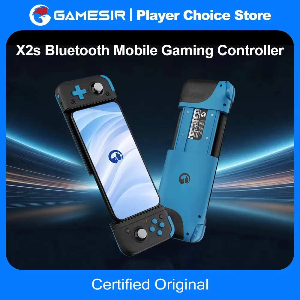 GameSir X2s Bluetooth Controle Mobile Gaming Controller for iOS Android Phones PC Gamepad Hall Effect Joysticks and Triggers