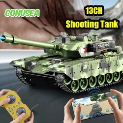 Rc Tank 99 T90 Zdalnie sterowane czołgi 13Ch Shootting Function Crawler Battle Toy Model samochodu Zabawki elektroniczne dla chłopców Prezenty dla dzieci