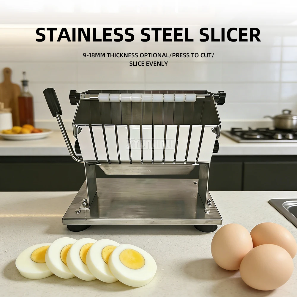 

AY-X47 Stainless Steel Slicer with Optional 9/18mm Thickness for Fruit And Vegetable Slices Kitchen Tool