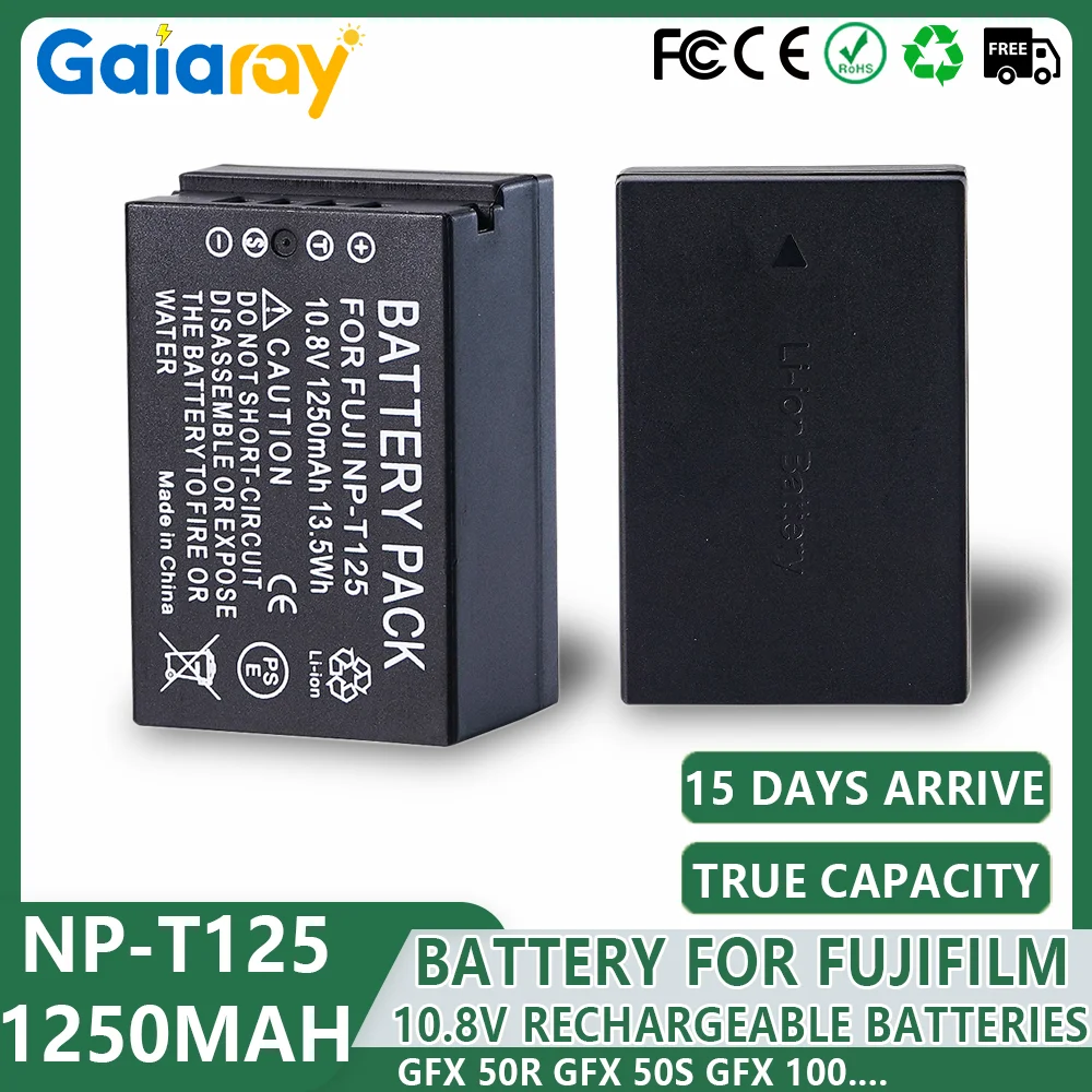 

NP-T125 NP T125 NPT125 литий-ионный аккумулятор 1250 мАч аккумуляторная батарея для камеры Fujifilm Fuji GFX50S GFX50R GFX100 аккумулятор для камеры