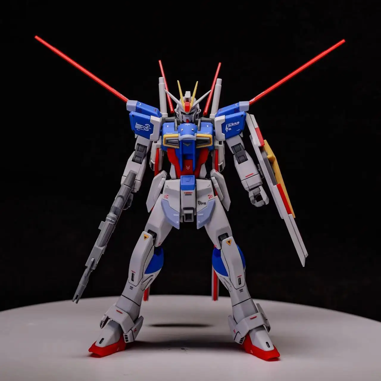 Bandai Star New Spot Anime Hgce 1/144 Power Pulse Gundam Air Combat Shadow New Edition Assembling Model Ornament Gift