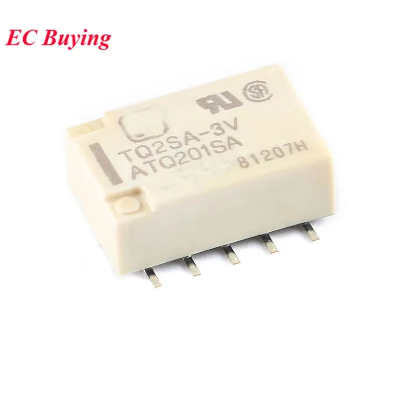 5Pcs/1pc Signal Relay 1A TQ2 5V 12V 24V TQ2-5V TQ2-12V TQ2-24V TQ2SA 3V 5V 12V 24V ATQ201SA ATQ209 Relays 10 Feets Pins Rele
