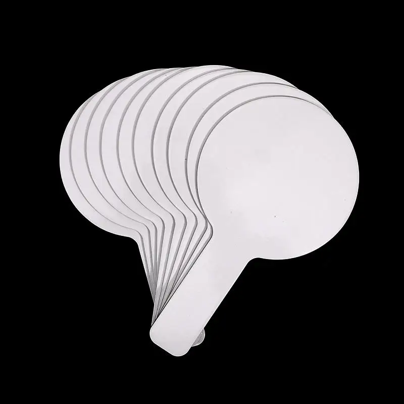 10 قطعة لوحة الإجابة المحمولة طالب الاطفال السبورة البيضاء مزدوجة الوجهين لعبة صغيرة الدعائم الميلامين قابلة لإعادة الاستخدام السبورة الطفل الاطفال