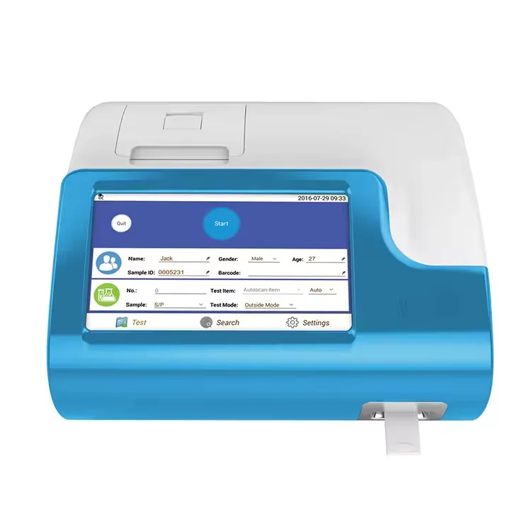 Portable Rapid Detection Fluorescence Immunoassay Device Immunofluorescence Quantitation Analyzer