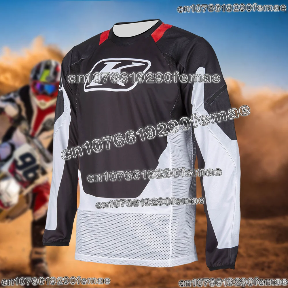 New Fashion Klim Off Road Motorcycle Mountain Bike Riding Shirt Outdoor Sports Breathable Sweat Wicking Comfortable Top