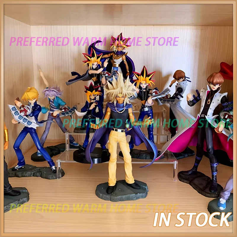 Em estoque Kotobukiya ARTFX J Anime Yu-gi-oh! Duel Monsters Yami Yugi Cartão de Deus Atem Atem Action Figure Coleção Modelo Brinquedos