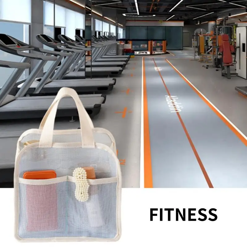 1 Stück tragbare Reise-Lippenstifttasche, Netz-Handtasche, Make-up-Tasche, Kosmetik-Aufbewahrungstasche, Kulturbeutel, transparente Strandtasche – Detail 16