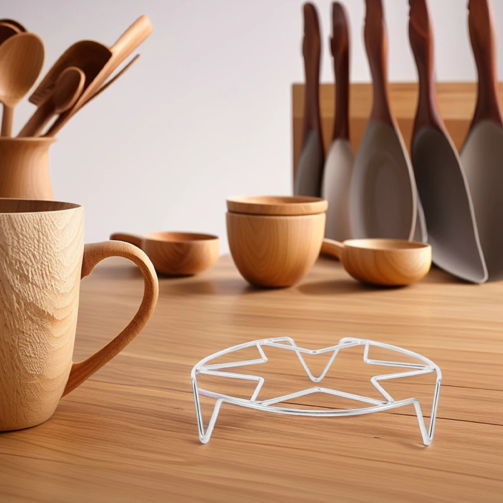 

Round Stainless Steel Steaming Rack 22cm High Foot Steam Stand for Pressure Cooker Air Fryer Baking Vegetable Egg Steamer