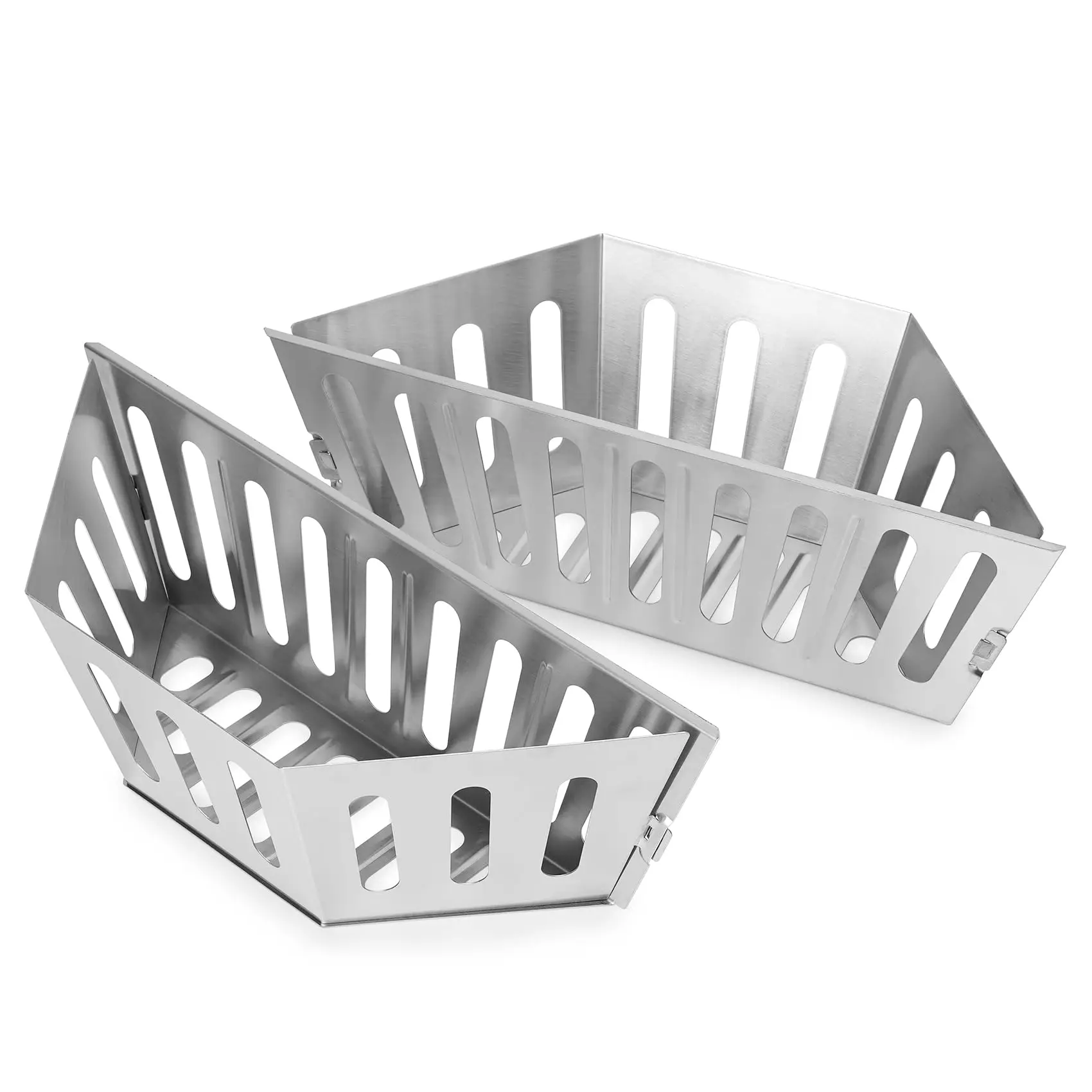 Cesta de carbón de acero inoxidable para barbacoa, compatible con Weber, para contenedores de carbón Weber de 22 pulgadas