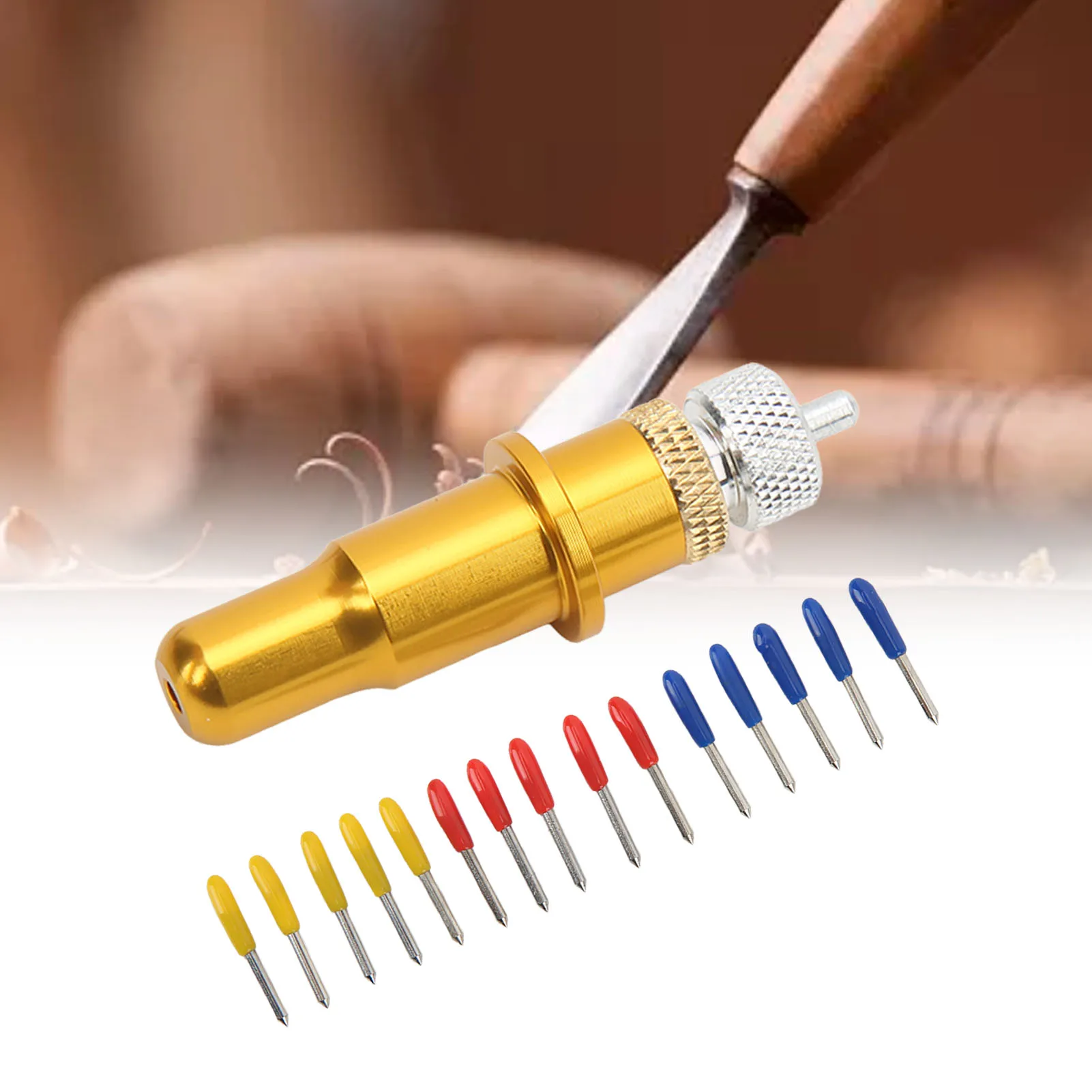 

Cutter Blades Cutting Plotter Knife Holder Kit Tungsten Steel Wearable Incisive Cutting 3 Types Blades for Wood