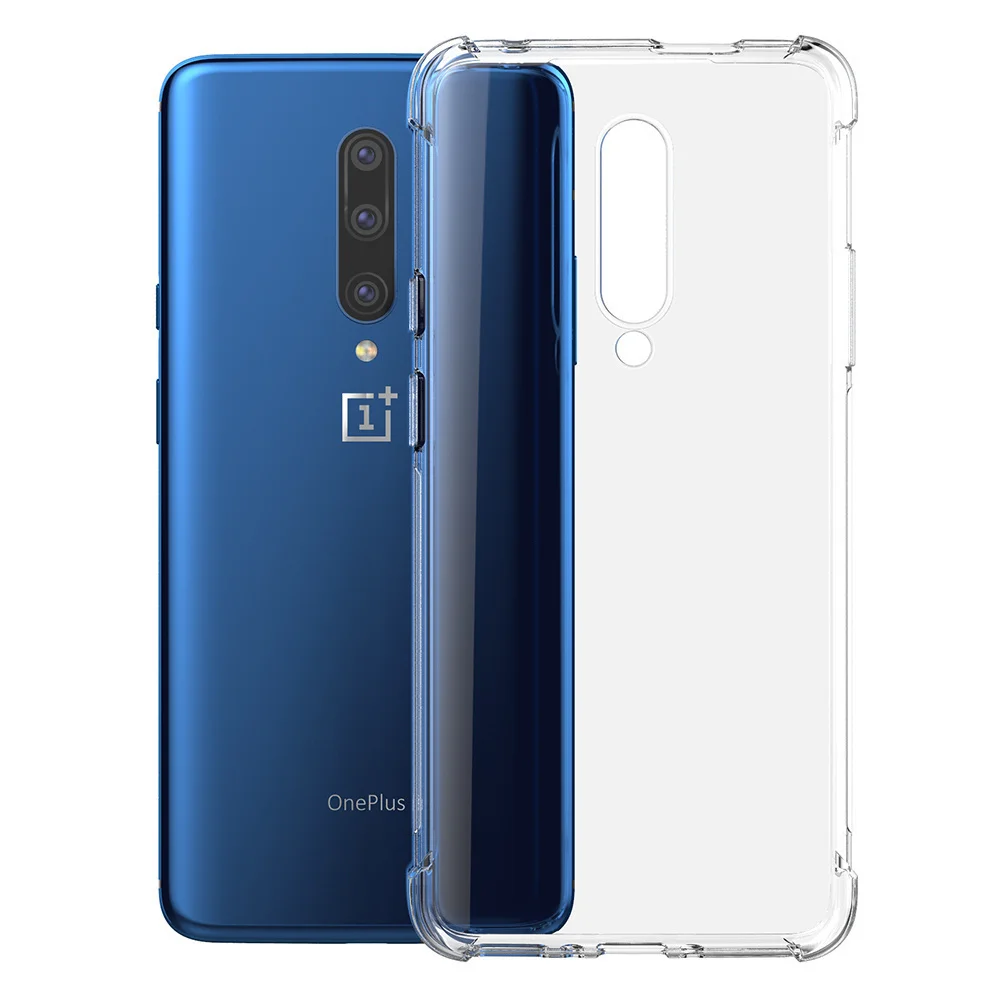 Klares weiches TPU für oneplus 6 7 8 9 10 pro 5g stoß festes Anti-Schock-Gehäuse mit voller Abdeckung hinten oneplus nord ce 2 6t 7t 8t pro ace shell