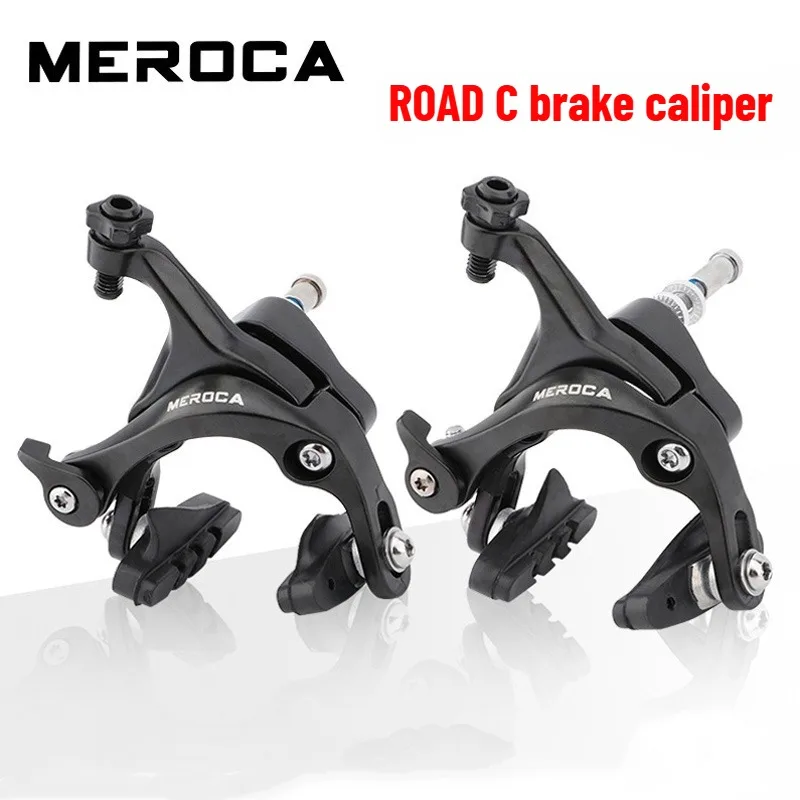 

MEROCA C brake caliper Road bike dual pivot brake caliper with c brake pads For Fixie BMX bike Side-Pull Rim Brakes Caliper