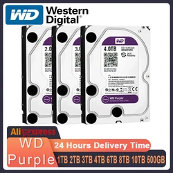 Western Digital Purple 1TB 2TB 4TB Surveillance Internal Hard Drive Disk 3.5