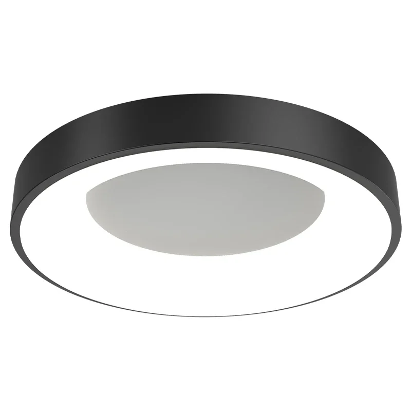 

Modern Dimmable remote Black White LED Ceiling Lamp For Coffee Shop Office Bedroom Kitchen Living Room and Apartment Lighting