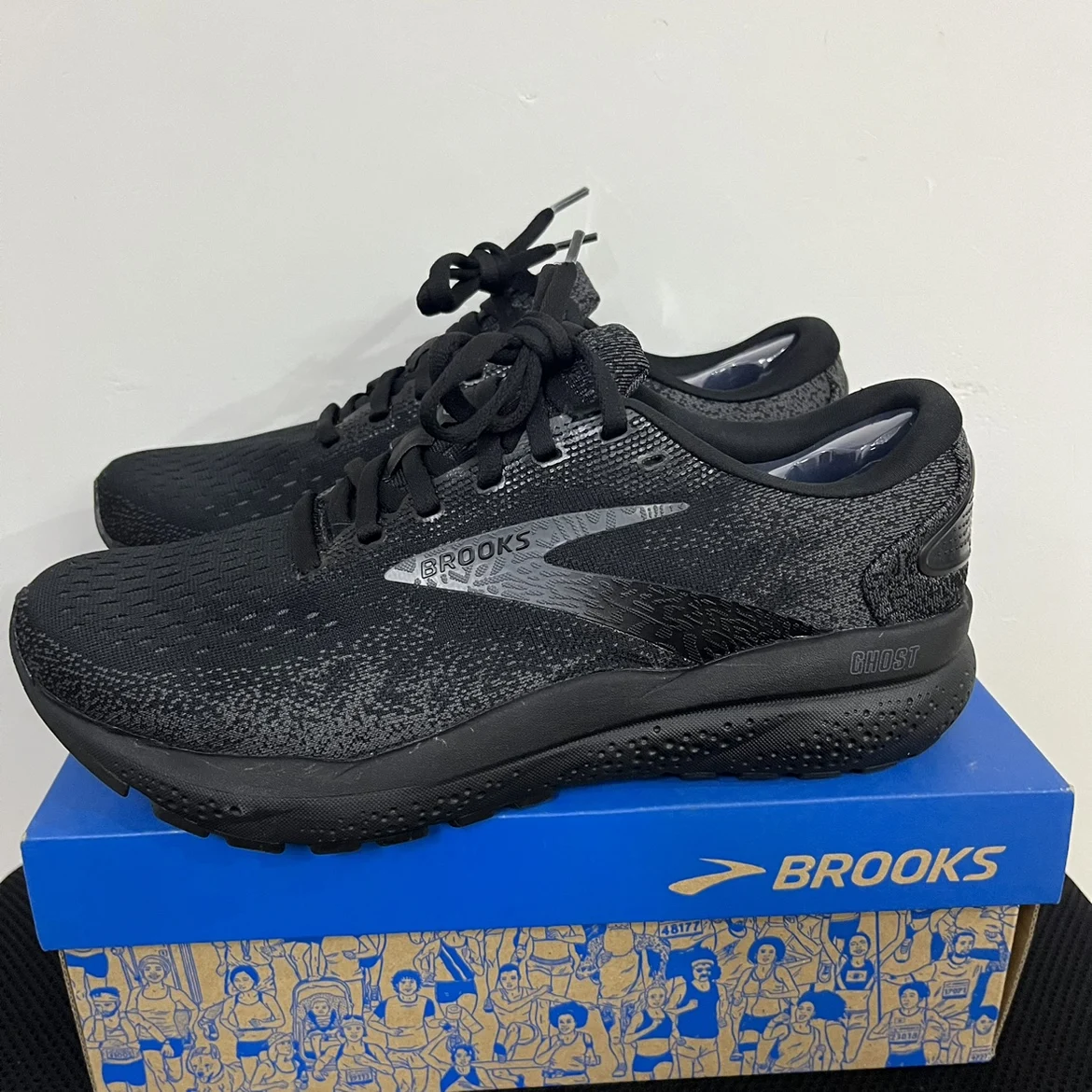 Brooks Ghost6 Men's Marathon Running Shoes Mesh Breathable Comfortable Shock Relief Training Shoes