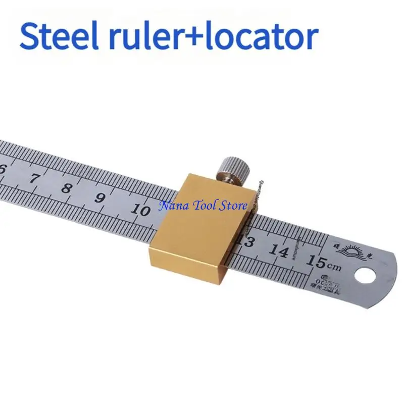 31GJ Corrosion Resistant Steel Rule Block Golden Alloy Professional Measurement Instrument