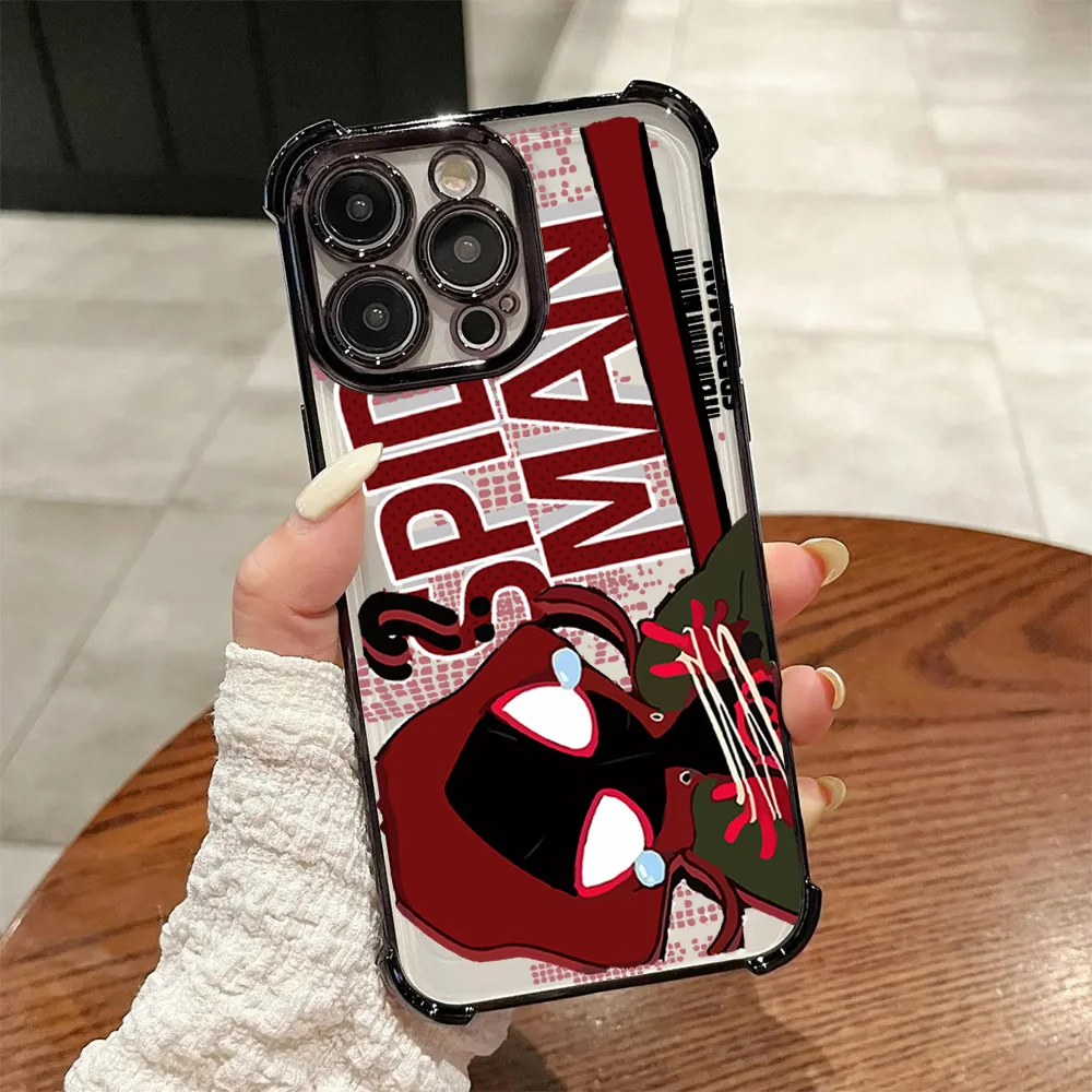 Cool Spiders mans Plating Phone Case For Samsung A27 A37 A57 A07 A36 A16 A35 A55 A25 A26 A05s A15 A54 A34 A24 A14 A05 A04 4G 5G