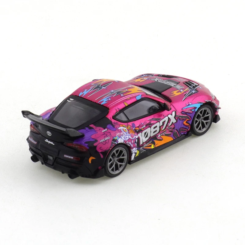 XCARTOYS 1/64 X37-GTSHOW2025 DarwinPRO 66G WBK Supra A90 سيارة سبيكة موتور سيارة دييكاست نموذج معدني لعب الاطفال للبنين
