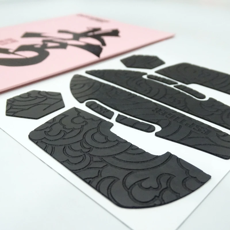 DN59 EsportsTiger ماوس الجلد المضادة للانزلاق شريط لحام زلاجات الماوس الجانب ملصق ل GPRO اللاسلكية فتل الرطوبة