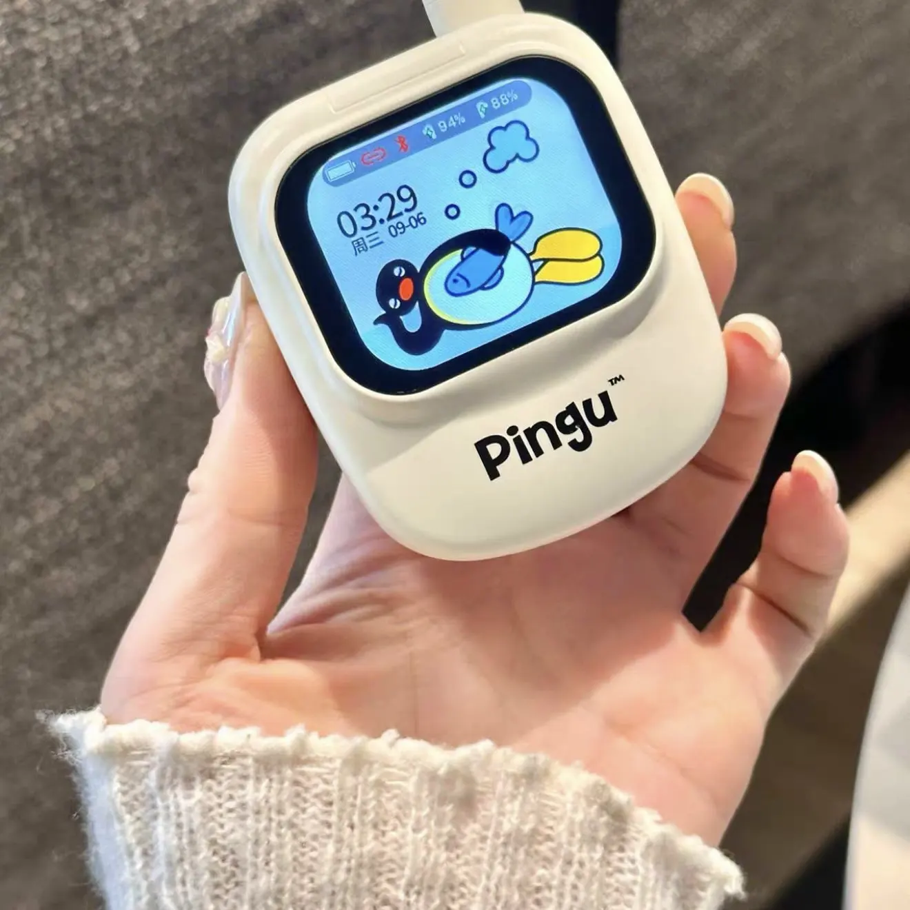 anime-peripheral-new-pingu-smart-screen-electronic-toy-anime-figures-pingu-phone-decor-ornaments-toy-xmas-holiday-birthday-gift