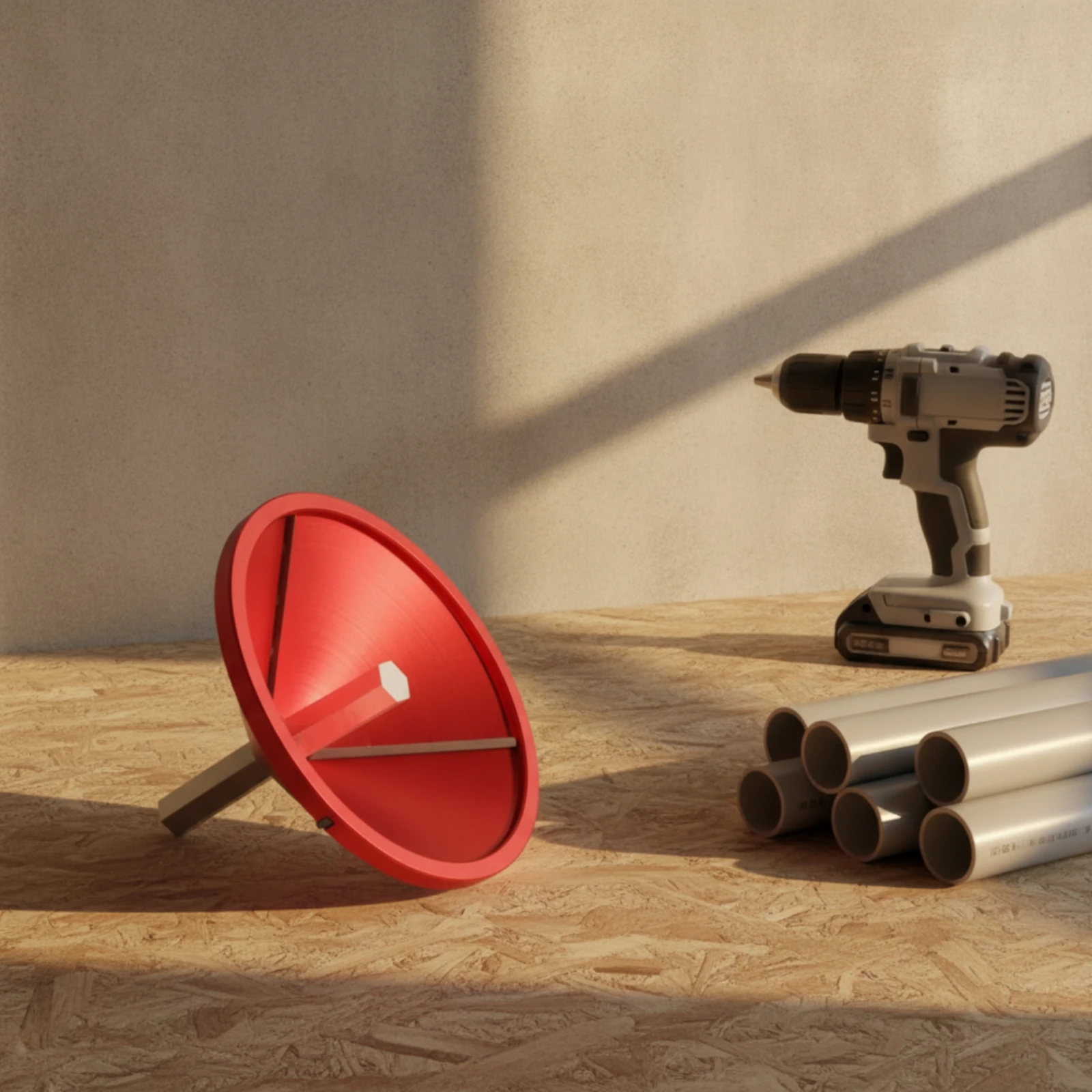 PVC Pipe Chamfer Tool Manual PVC Pipe Deburring Tool Hexagonal Shank Inner and Outer for Plumbers, Plumbing, Workshop