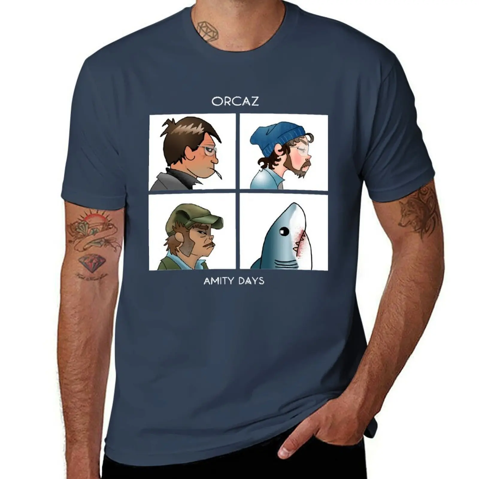 

Classic Orcaz T-Shirt Plus Size Summer Short Sleeve T-Shirt
