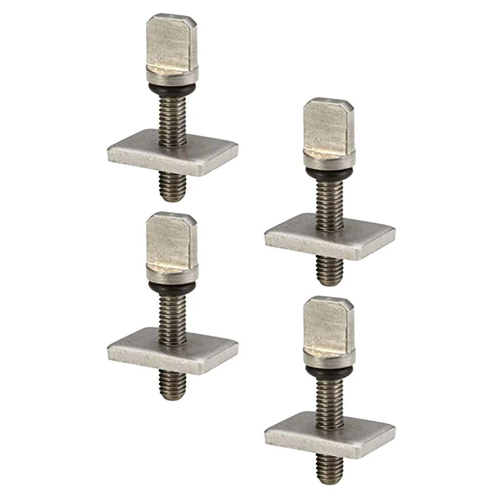 

4 Pcs Surfboard Tail Fin Screws Stainless Steel Corrosion Resistant Easy Installation Professional Hardware