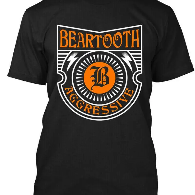 

Ограниченная новая популярная футболка с логотипом Beartooth Aggressive American Hard Music S 4XL