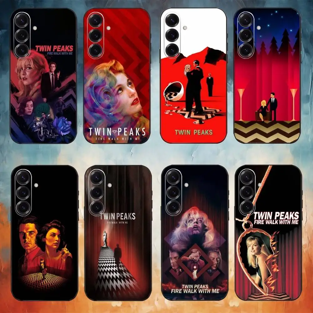 

Twin Peaks F-Fire Walk With MeS Phone Case For Samsung Galaxy A73,A72,A71,A70,A53,A52,A51,Others Soft Black Cover