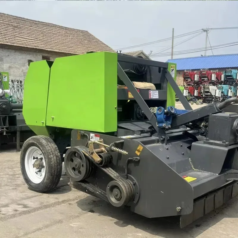 

Straw Picking, Crushing, and Baling Integrated Machine，Fully Automatic Agricultural Rice Straw Baler，Tractor-drawn Round Baler
