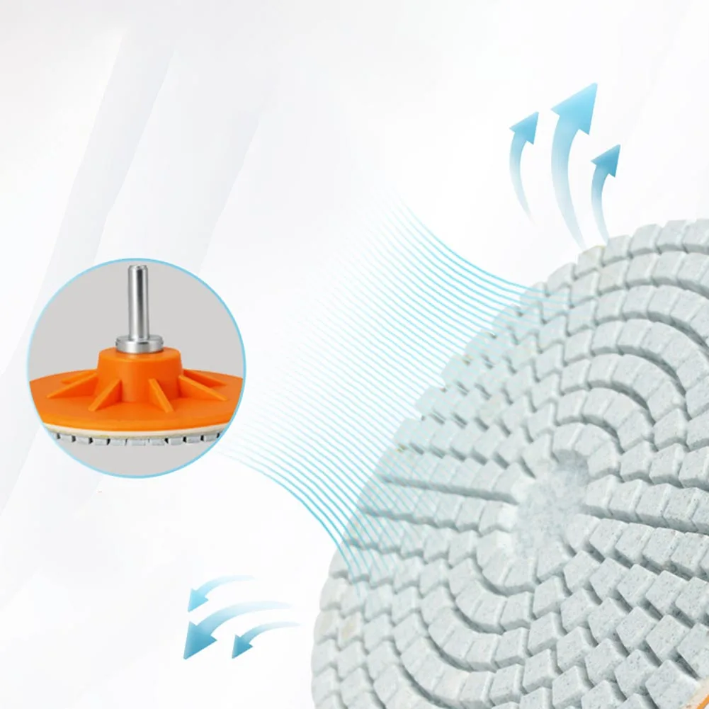 

100 мм 5/8-11 угловая шлифовальная машина для обрезки плитки, полировальный диск, сухой фарфор, шлифовальный камень, стекло, керамическая плитка, средство для удаления полированных заусенцев