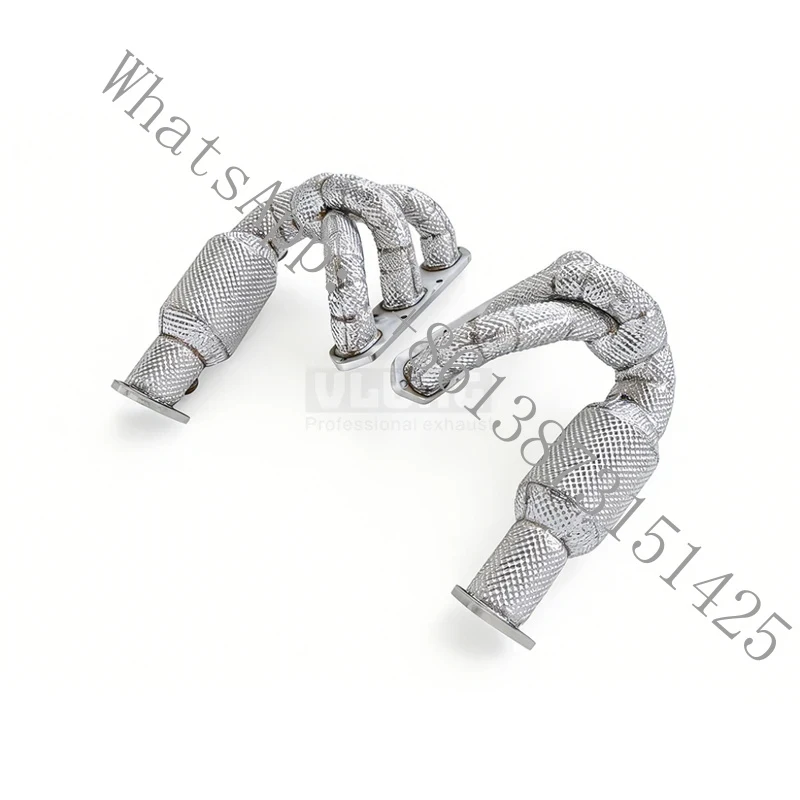 

Suitable Boxster/Cayman (987.1) 2.2005-2008 High flow stainless steel insulated exhaust manifold