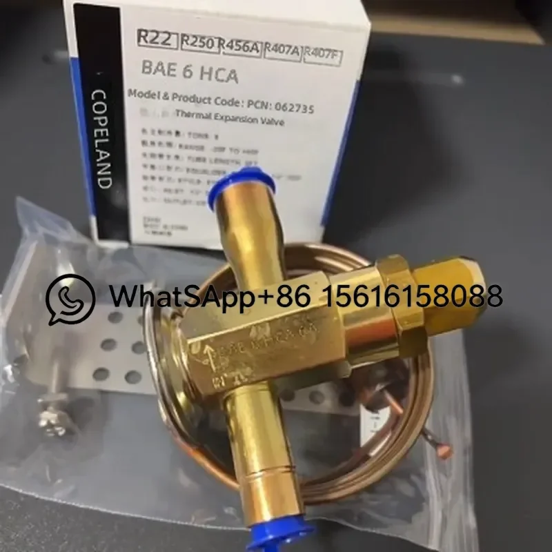 Original Emerson Expansion Valve BAE6HCA AAE5HCA 3HCA AAE8HCA 4HCA Refrigeration Solenoid Valve Parts HVAC Cooling System