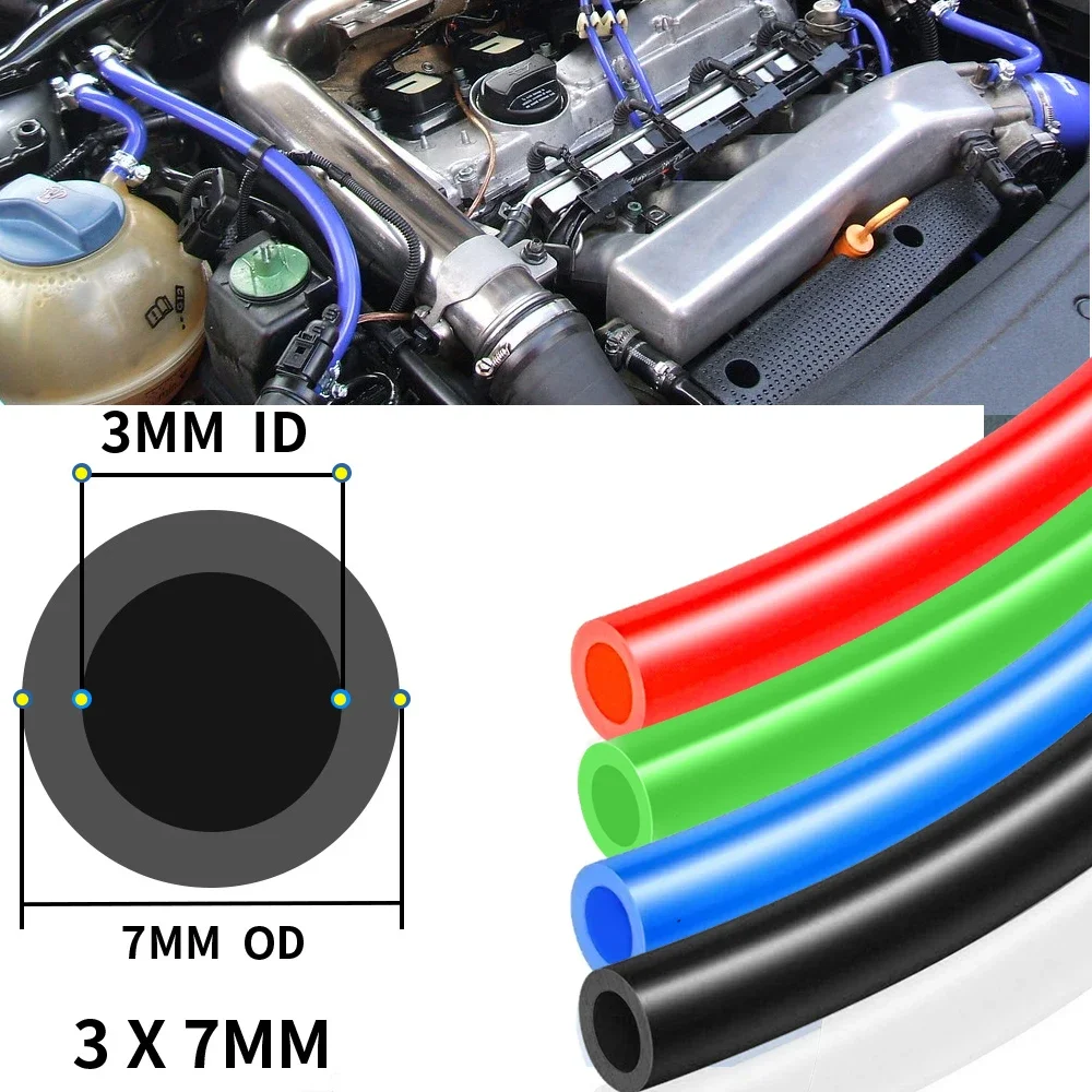 Universal Blue Silicone Vacuum Tubing 6x11mm 1M Racing Car Coolant Line Silicone Hose Pipe Auto Parts