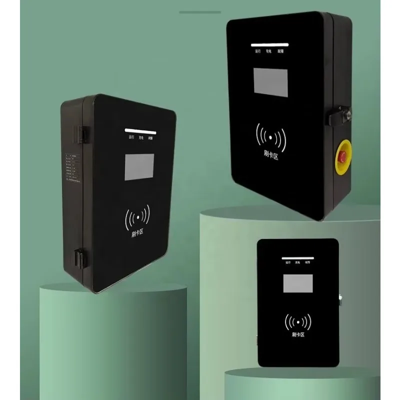 2026 TARY Commercial Screen AC EV Charger 63A Type2 Wallbox RFID WiFi+APP Load Balancing 380V Input 22kW