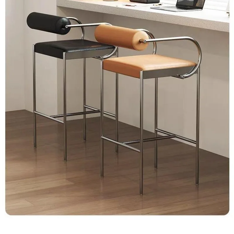 Nordic design high stool modern simple chair bar front bar must be high-end and comfortable