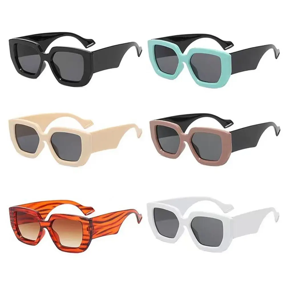 Punk Retro Large Frame Sunglasses UV Protective Hip Hop Outdoor Sunglasses Photos Accessories Street Decoration Eyewear