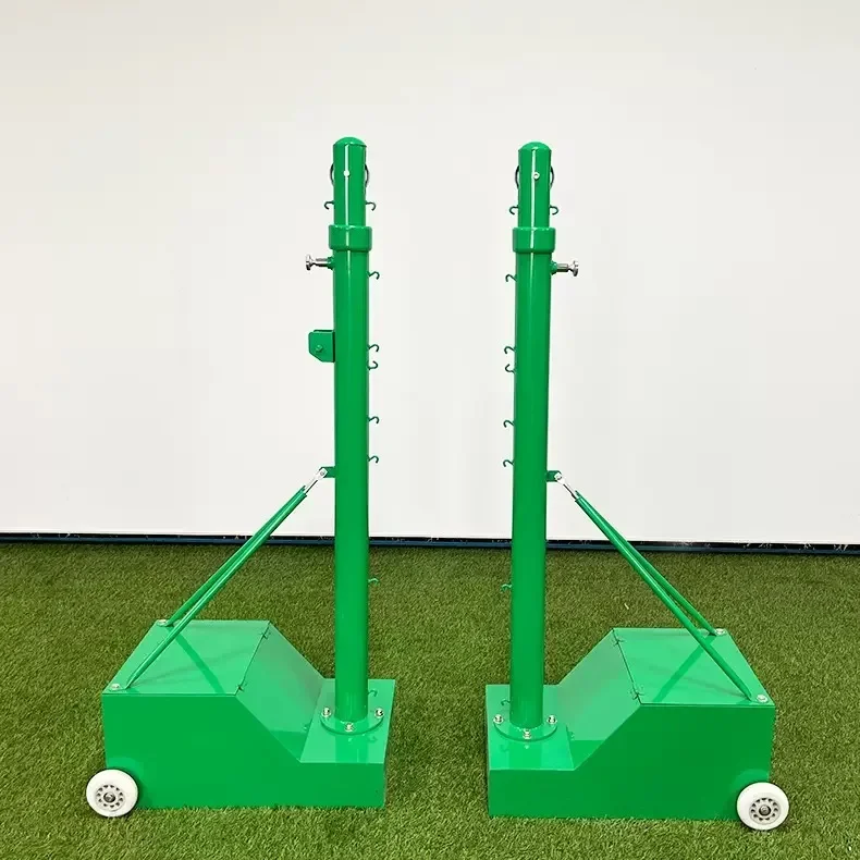 Multifunctional Tennis Middle Post with Net for Pickleball Badminton Volleyball - Training And Entertainment Sports Equipment