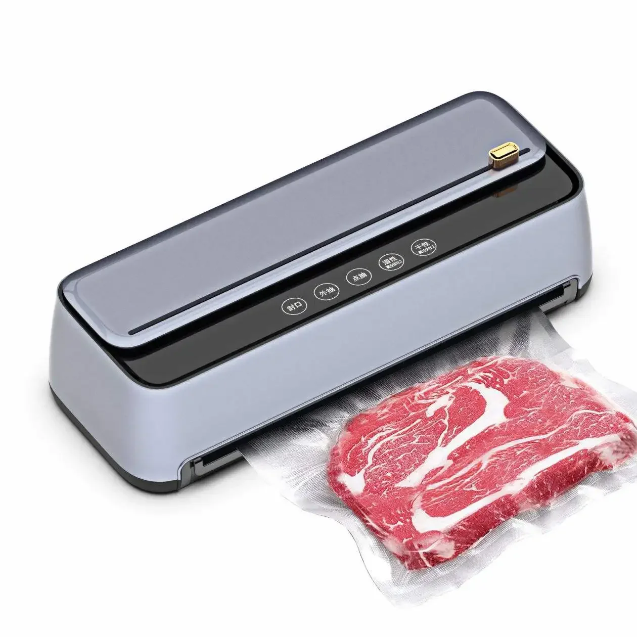 8-IN-1 Vacuum Sealer with Bags Storage Fully Automatic Food Sealer Build-in Cutter Sous Vide Heat Sealing Machine 진공용기