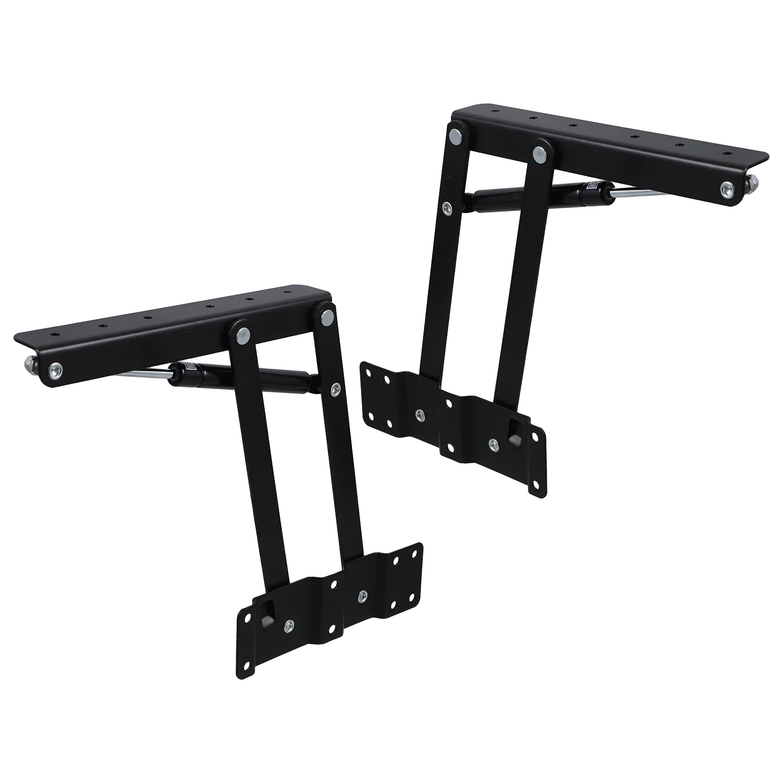 

2Pcs Coffee Table Lift Mechanism Adjustable Height Pneumatic Rods Heavy Duty Lifting Frame for Modern Living Spaces