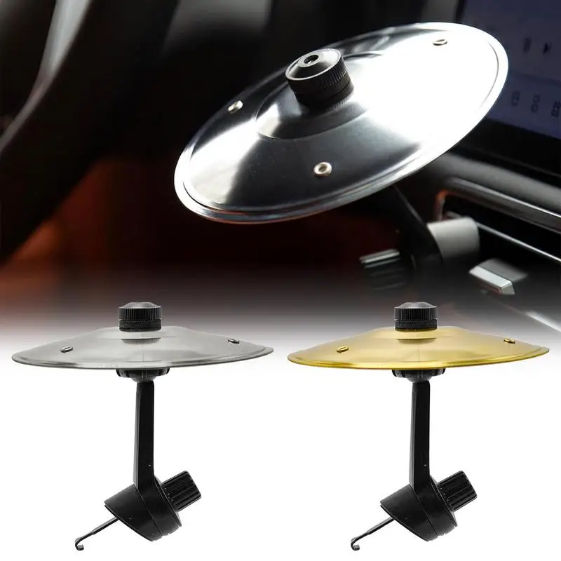 

Car Vent Percussion Instrument Car Percussion Drum Air Vent Clip-Type Iron Automotive Decor Compact Musical Instruments Vehicle